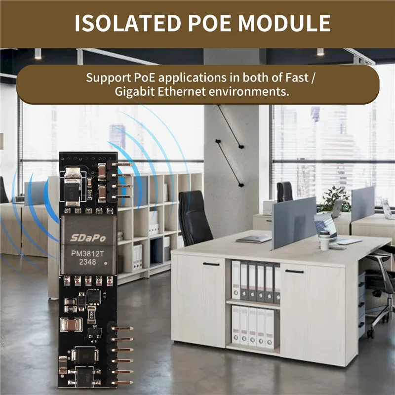 T31C-SDAPO DP9700 Version ohne Kondensator, Docking mit AG9700 POE-Modul 12 V 1 A
