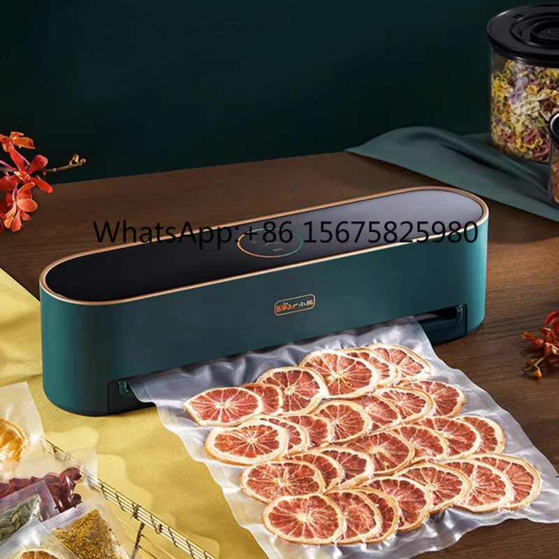 Electric Digital Vacuum Sealer Dry Pump Design H ousehold Commercial Food Sealing Machine Includes 10 Fruit Storage Bags