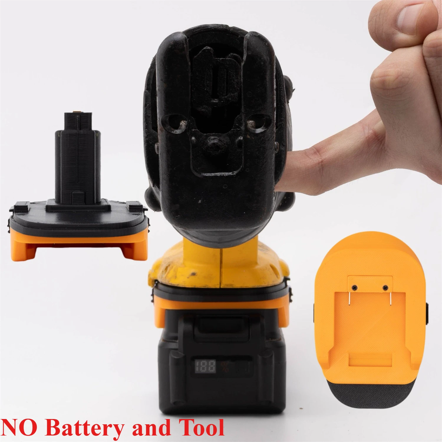 For DeWalt Ni-Cd Tool To XFINITY 20V Li-ion Battery Adapter Converter Portable Power Tool Accessory 3D Printing(NO Battery)