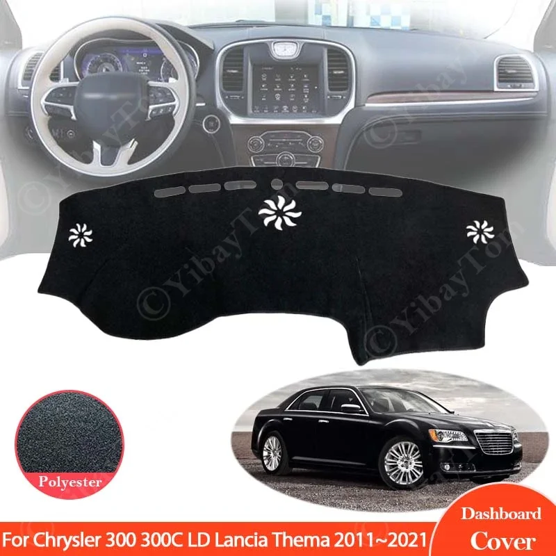 

For Chrysler 300 300C LD Lancia Thema 2011~ 2021 Dashboard Cover Dash Board Mat Carpet Pad Sunshade Non-slip Cushion Accessories