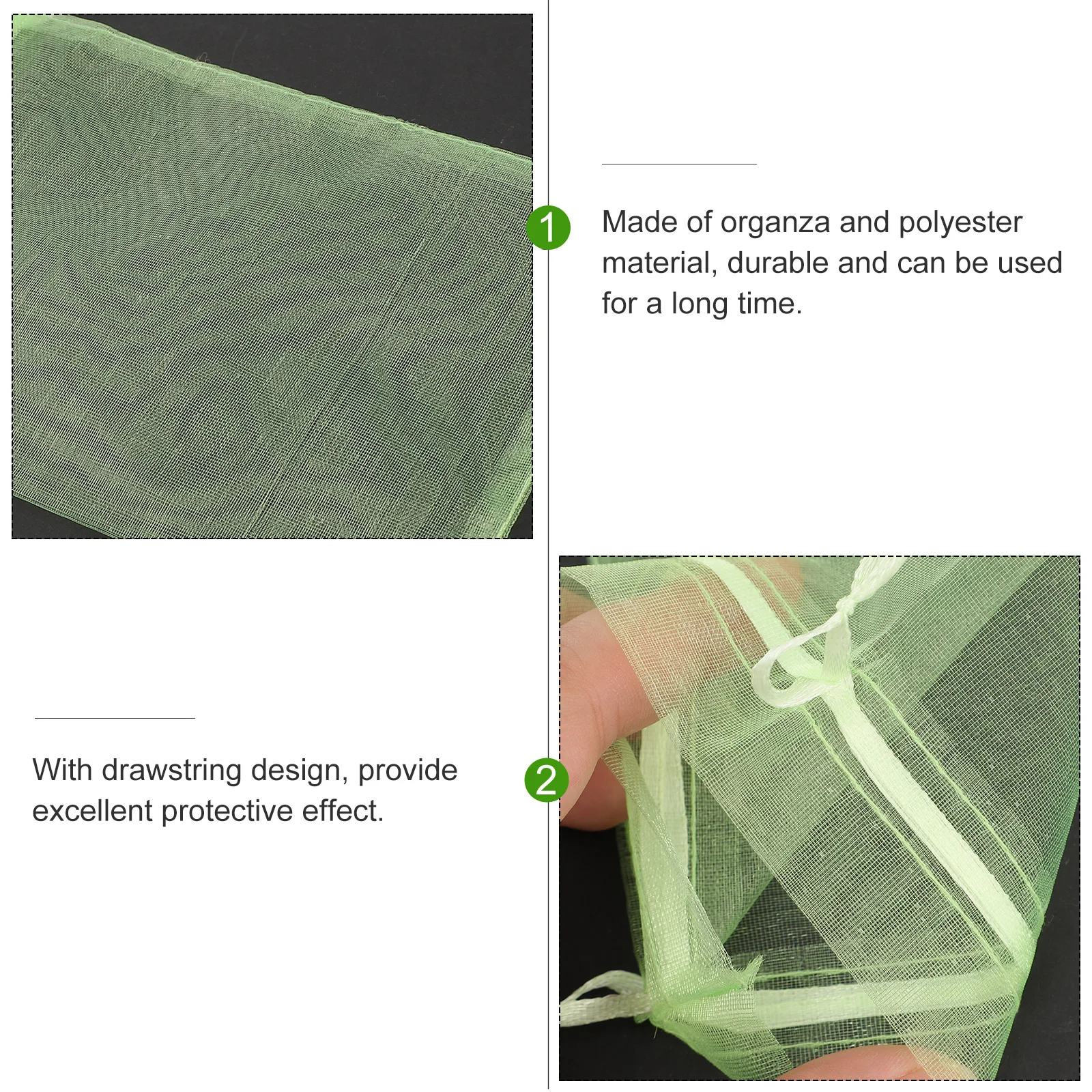 

100 Pcs Fruit Protection Network Protector Protectors Bags Tree Strawberry Cover Breathable Organza