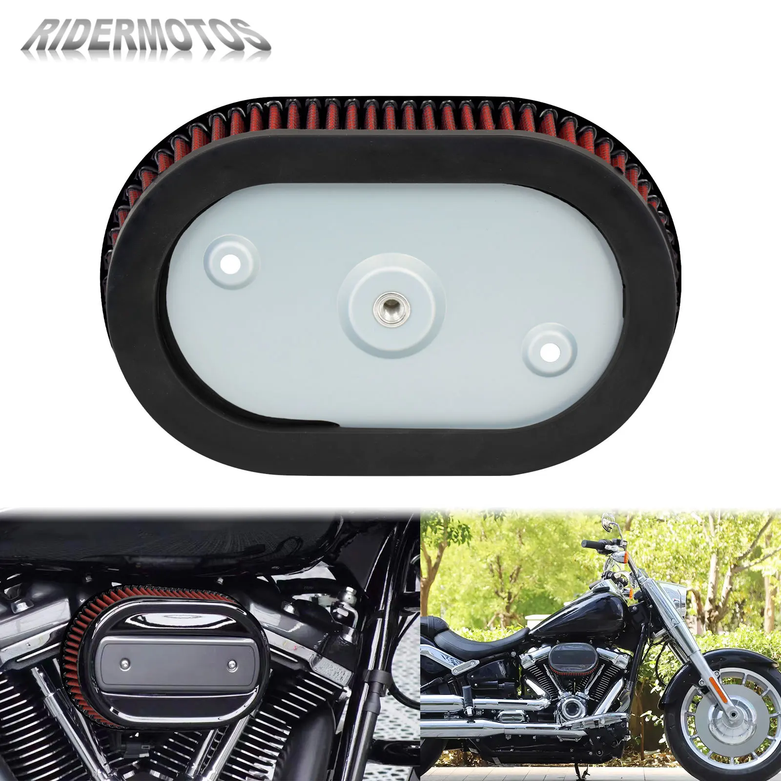 

Inner Filter Replacement Motorcycle Air Cleaner Filter Element For Harley Touring Street Glide FLHR FLHT Softail Fat Bob 18-2024