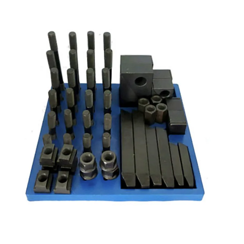 Imagem -03 - Combinado T-slot Clamp Kit Multi Function Press Plate Almofada de Ferro Endurecido m6 m8 M10 M12 M14 M16 M24 58 Peças