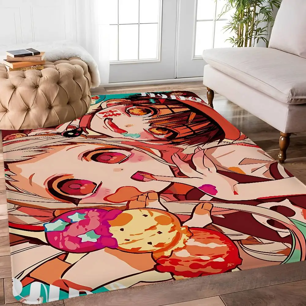Jibaku Shounen Hanako Kun Anime Floor Mat Rectangle Anti-slip Home Soft Badmat Front Door Indoor Outdoor Mat Hotel Decor Mat