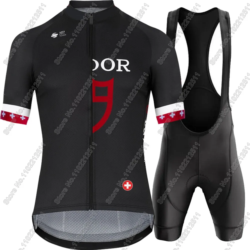 2025 Swiss Tudorful Team Cycling Jersey Set Summer Cycling Clothing Men Road Bike Shirts Suit Bicycle Bib Shorts Maillot