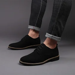 men casual shoes lace up oxfords business formal dress leather brogue shoes derby shoe black platform sneakers zapatos hombre