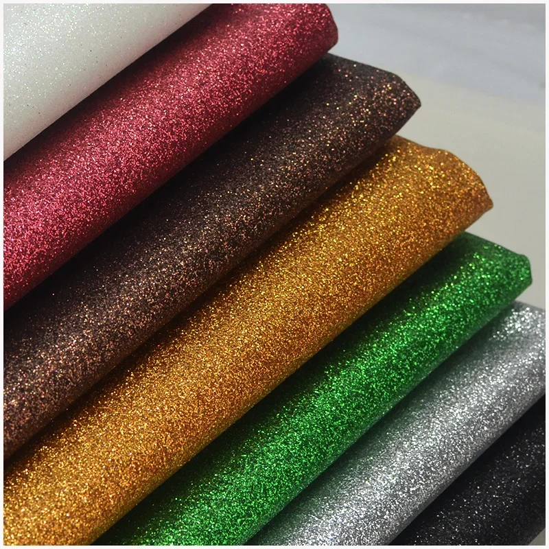 

Блестящая ткань из искусственной кожи по метрам для обивки чехлов на диван, обувь, шитье своими руками, золотой носимый текстиль, утолщенный синий цвет