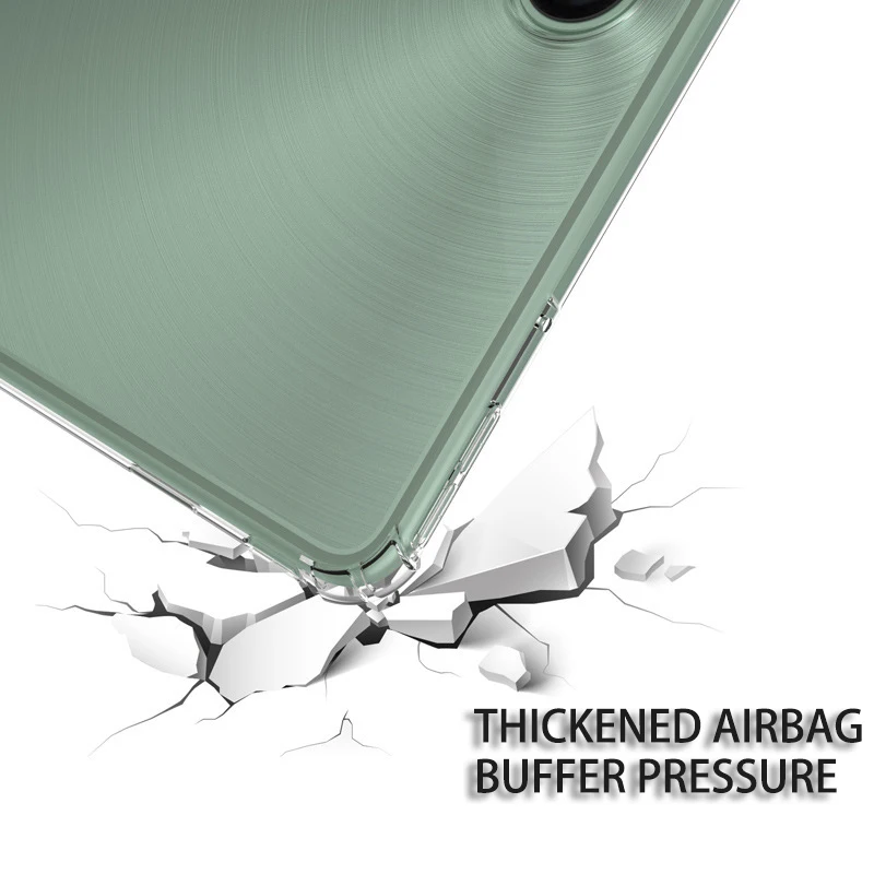 Shockproof Silicone Case For OnePlus Pad 11.61-inch Go 11.35-inch  Protective Flexible Transparent Ultra Thin Soft Airbag Cover