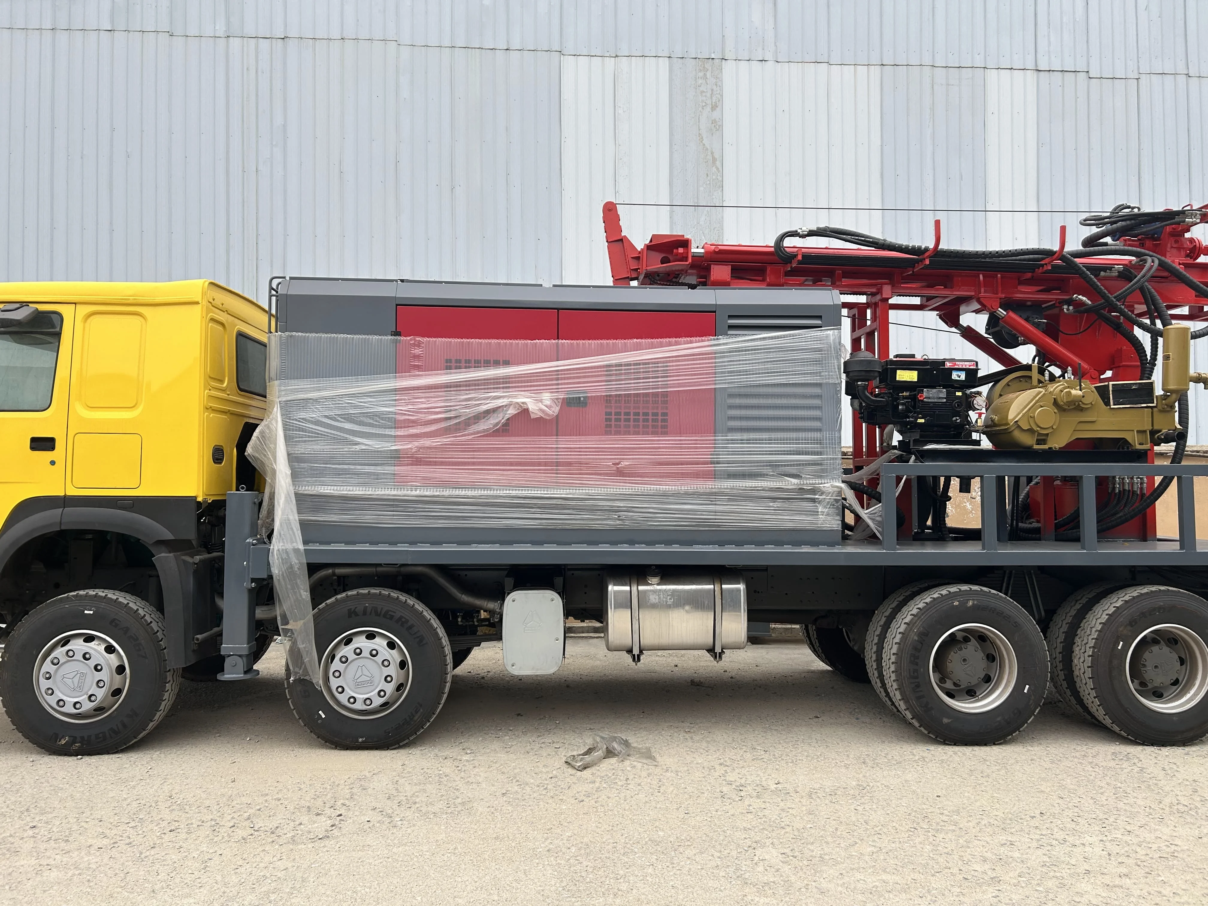 Truck Mounted Reverse Circulation Drilling Rig RC Borehole Drill Machine 400m for Mining Exploration Custom Installation