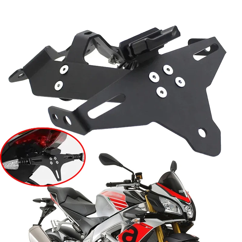 Fit For Aprilia TUONO V4 1100 Tuonov4 2021-2024 Motorcycle Accessories Fairing Eliminator License Plate Holder Support Mounting