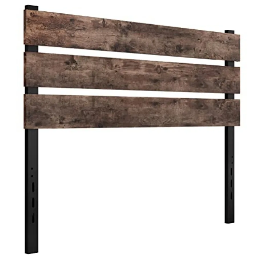 Headboard Only Wooden Headboard with Metal Slats Stable Structure and Easy to Assemble Twin XL/Queen/King King