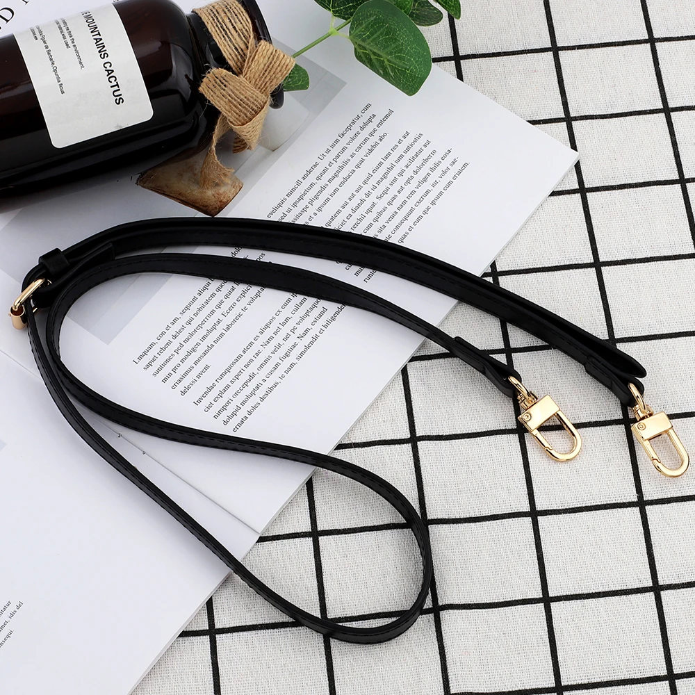 

90-110cm PU Leather Shoulder Bag Straps for Handbags Handle Replacement Messenger Crossbody Bag Belt DIY Accessories Gold Buckle