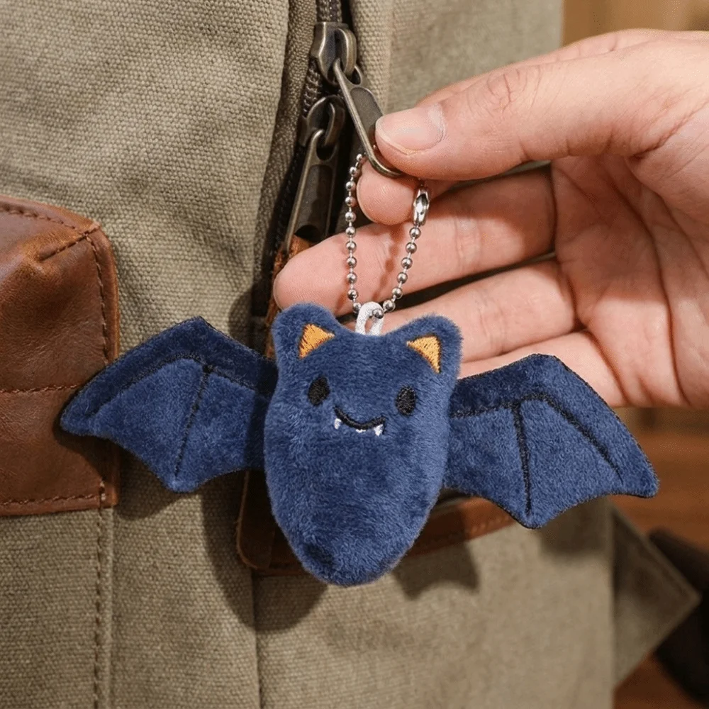 Funny Halloween Plush Keychain Pumpkin Head Kawaii Cartoon Plush Pendant Soft Decoration Furry Bag Pendant Trick Or Treat