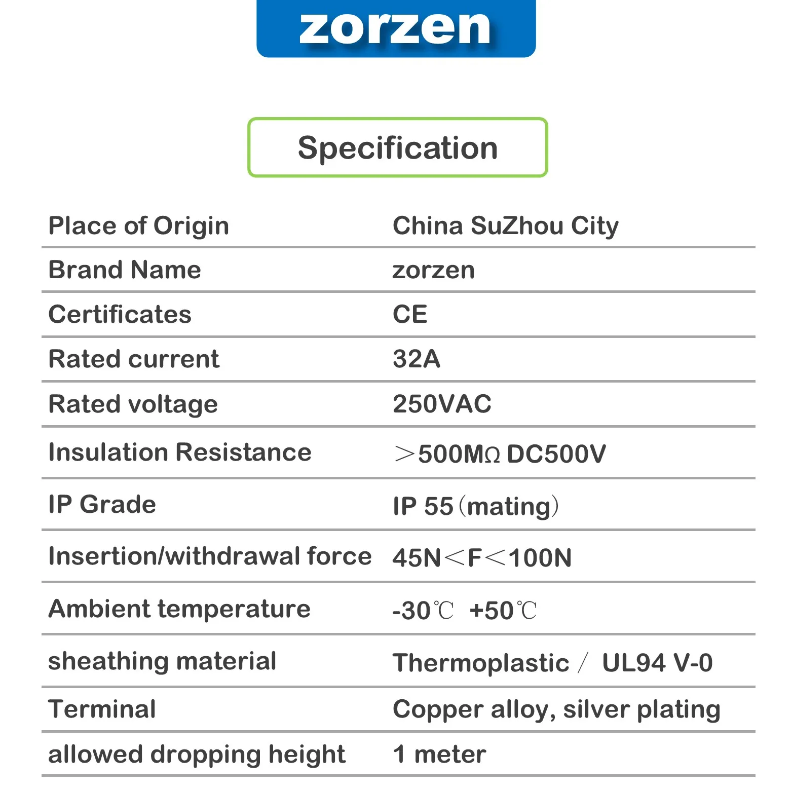 Type2 to GBT Adapter 7.2kw 22kw Compatible with Type 2 Charger for Electric Cars with Chinese GB/T Charging Socket