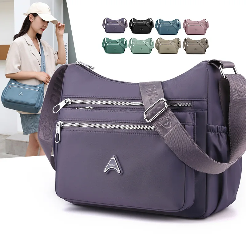 Bolsa de Ombro Crossbody para Mulheres, Mommy Bag, Multi Compartimento, Grande Capacidade, Viagem, Moda, Novo, 2023