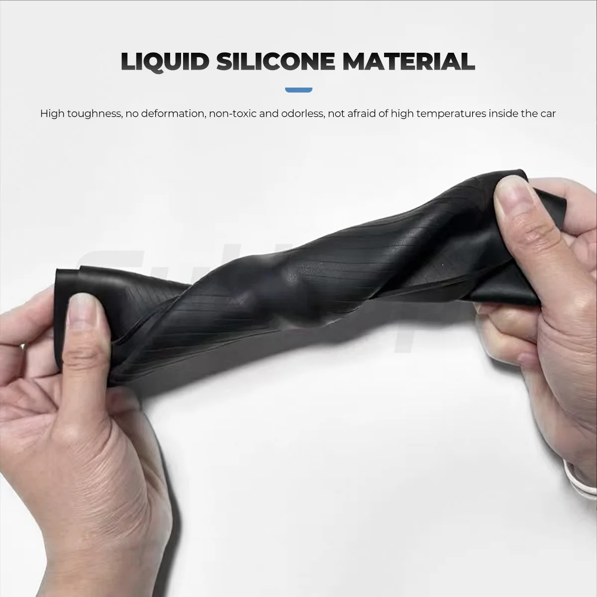 Futhope Kabelloses Lade-Silikonpad für Tesla Model Y Juniper Model YL Staubdichter Schutz Auto-Dekoration – Detail 4