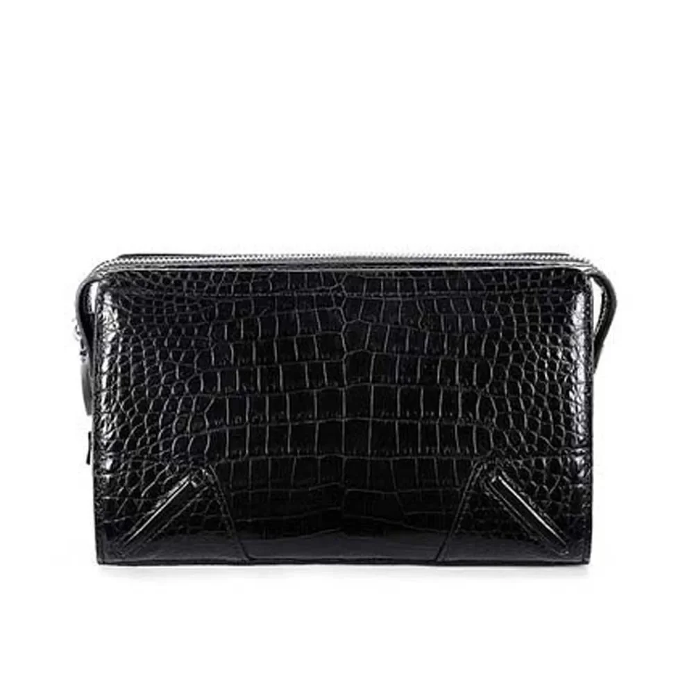 hanlante crocodile  handbags  Men crocodile leather bags  long  men wallet   new  men  Hand bag male clutch bag