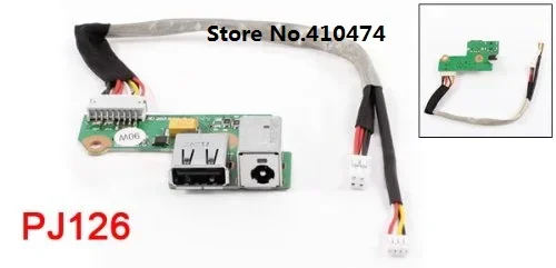 New DC Power Jack With Cable USB Port Board 90W For HP Pavilion DV6000 Laptop Laptop