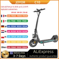 JOYOR C10 Electric Scooter 500W 48V 10.4Ah E-Scooter 45km/h Speed 30-50km Range 10'' Tires Foldable Electric Scooters 120kg Load