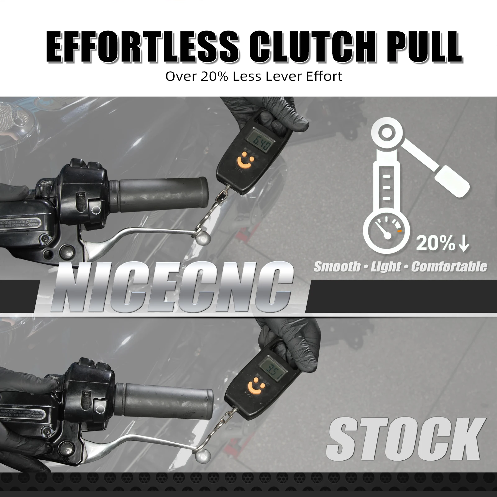 Motorcycle EasyPull Clutch Slave Cylinder for Harley Street Glide/Special FLHX FLHXS CVO Street Glide FLHXSE 2017 2018 2019 2020
