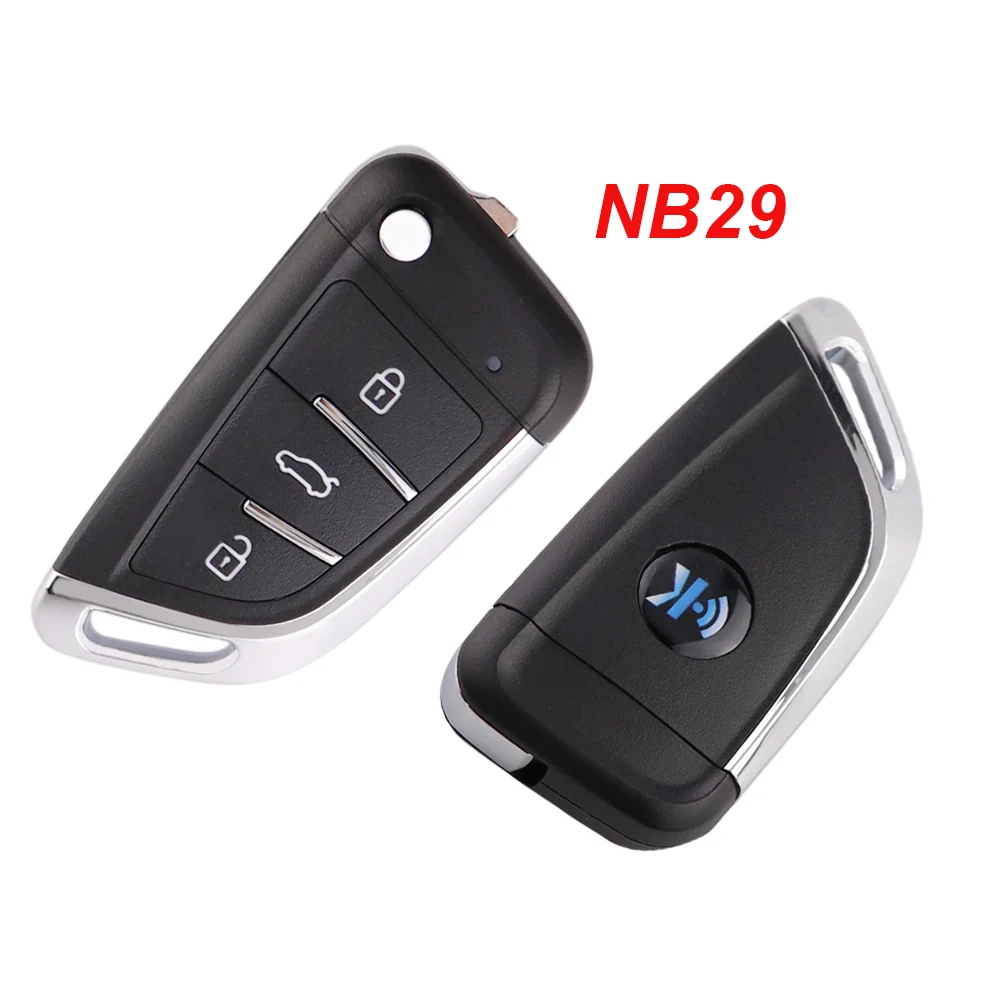 KEYDIY 3 Button Universal Remote Control Car Key Multi-functional NB-Series NB29 Metal Button For KD900 KD MINI KD-MAX KD-X2 Fob