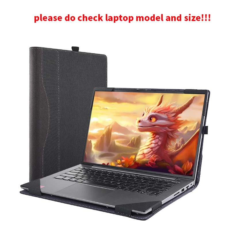 

Laptop Case Cover for Dell Inspiron 14 5441 Plus 7441 7440 5440 Notebook Sleeve Computer Bag Protective PU Leather Shell