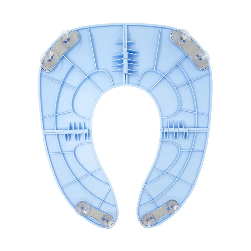 vvocci Folding Travel Potty Seat Portable Travel On A Toilet Seat Non-Slip Suction Cups For Fits Round Oval Toilets Tourist