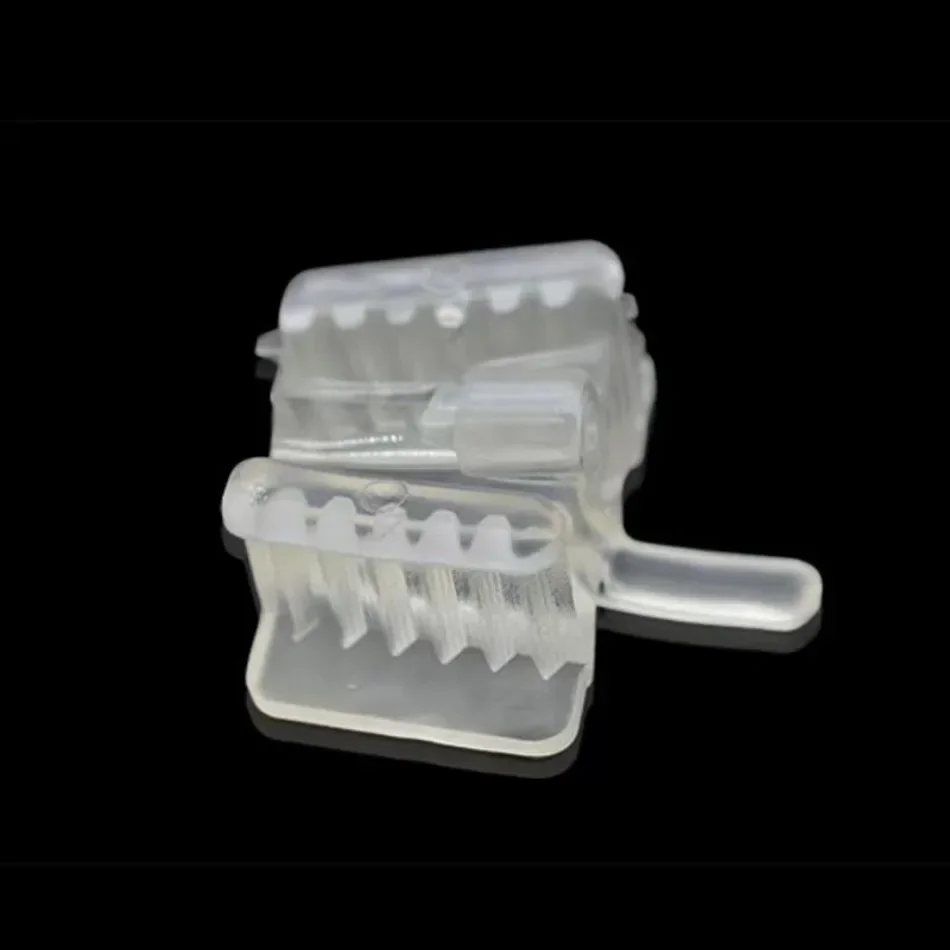 5 Stuks Tandheelkundige Siliconen Mondsteun Met Speeksel Ejector Zuigpunt Occlusal Pad Mondopener Retractor Mondhygiëne Materiaal