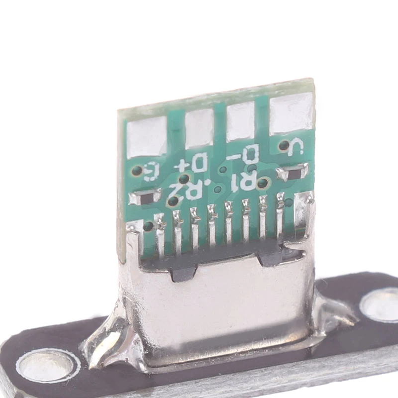 5 шт. гнездо USB 3.1 типа C с винтовой крепежной пластиной Type-C USB-разъем 3.1 Type-C 2-контактный 4-контактный гнездовой разъем Порт зарядки