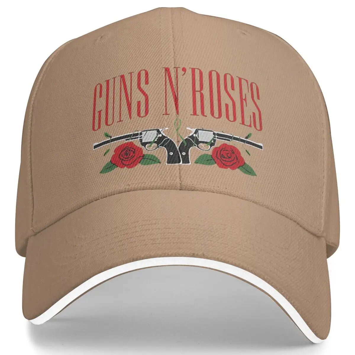 Guns N Roses Graphic Print Baseball Cap y2k Retro Men Adult Trucker Hat Adjustable Design Running Hippie Baseball Caps Gift Idea