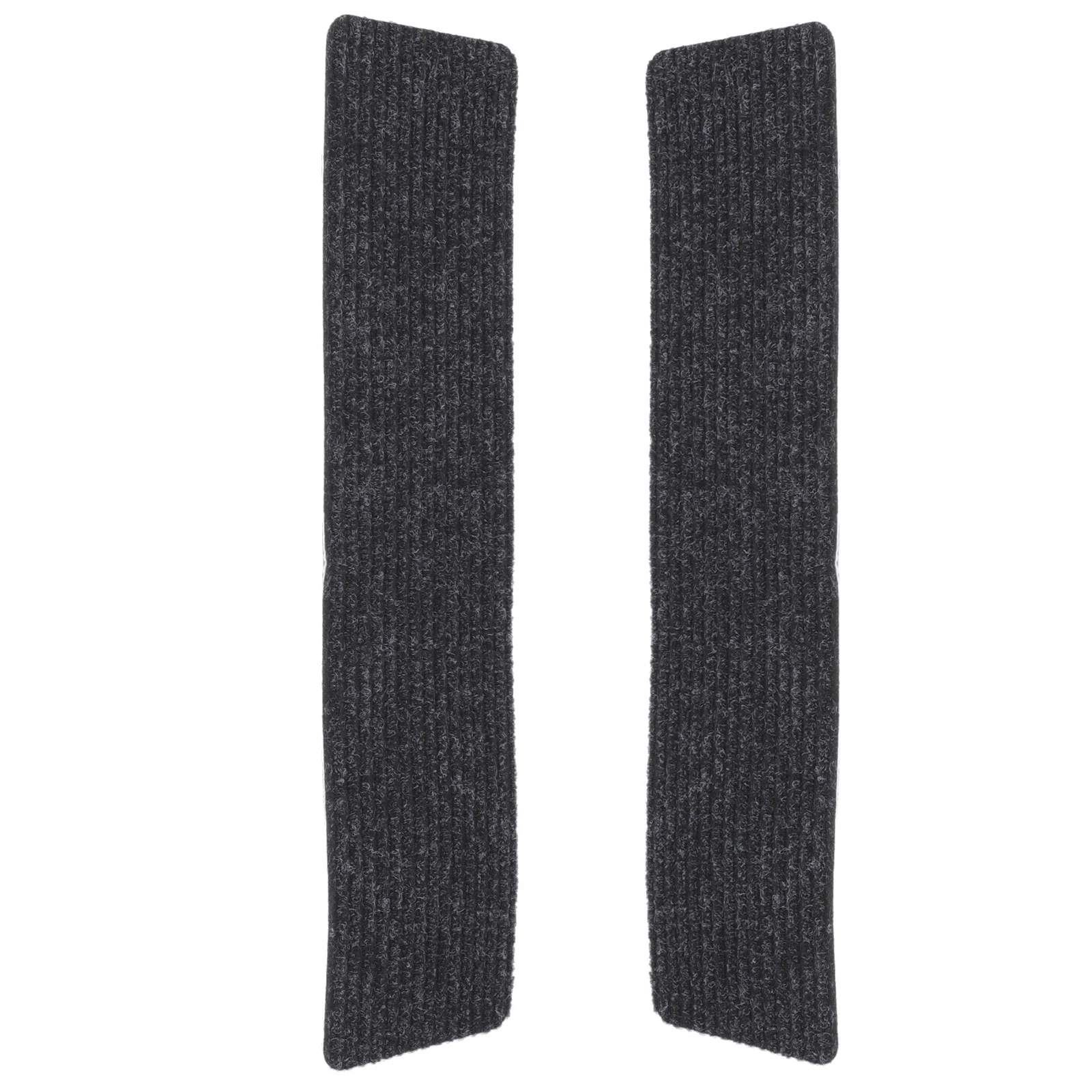 

2pcs Anti-Slip Stair Treads Polyester Self-Adhesive Step Rugs Non-Skid Washable Safety Mats For Kids Pets Household Use Building
