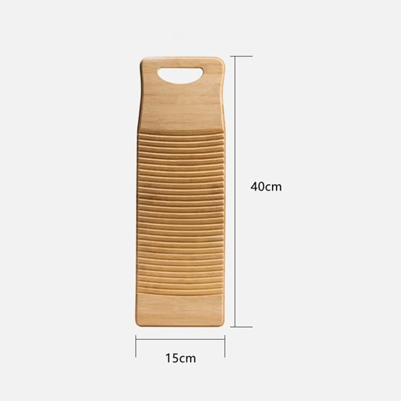 1Pc Wooden Washboard Manual Laundry Board Anti-Slip Laundry Cleaning Board Suitable for Cleaning Children's Clothes Washboard