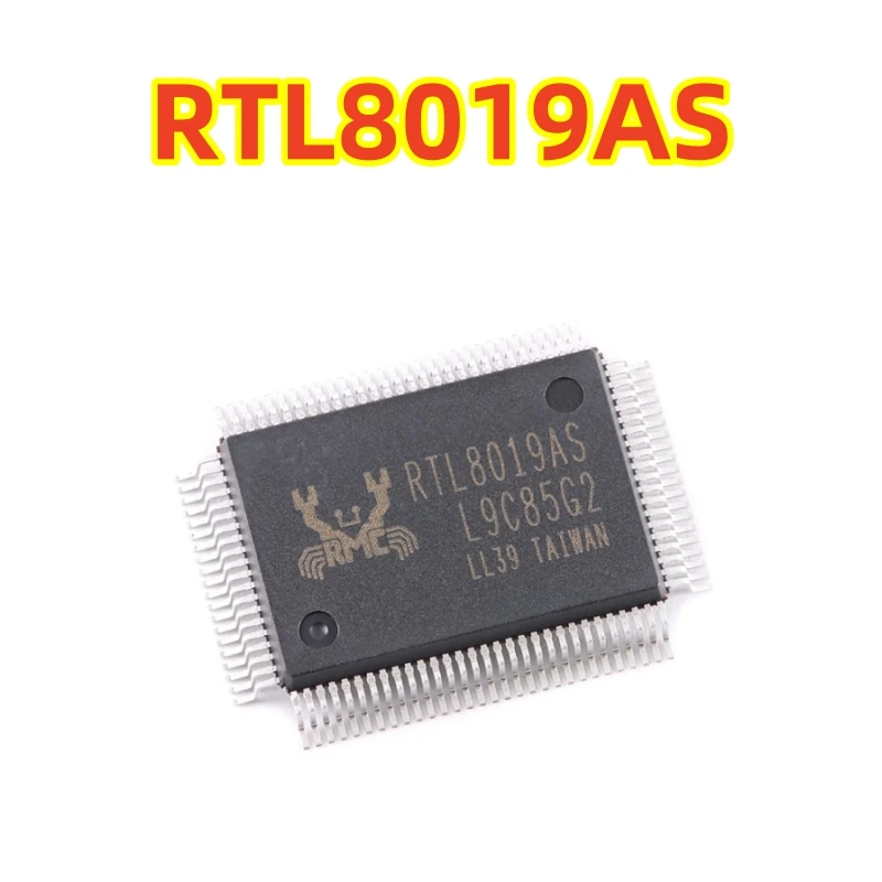 Original RTL8019AS RTL8019AS-LF TQFP-100 Full Duplex Ethernet Controller IC 100% brand new chip