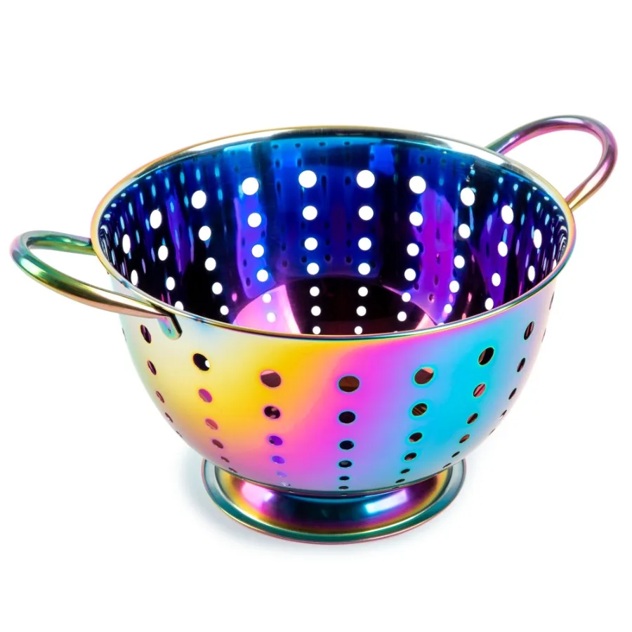 

Thyme and Table Specialty Tools Collection 10" Stainless Steel 5-Quart Food Colanders