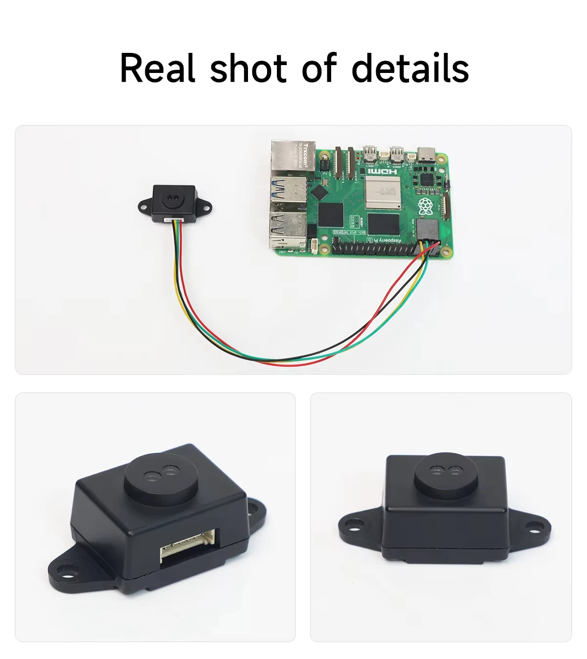 Single-point laser ranging sensor module with serial communication (TTL) and ToF obstacle avoidance. Robot Accessories