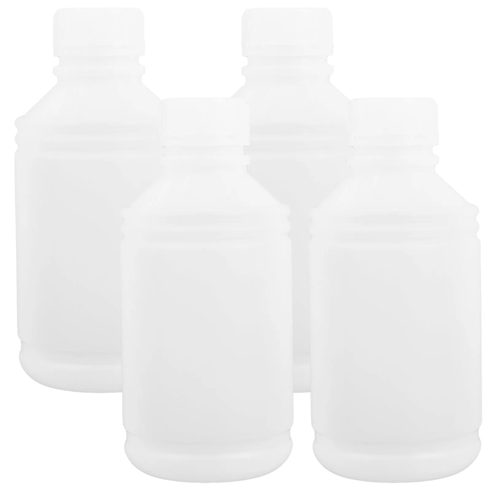 

4 Pcs Plastic Bottle Graduated Liquids Containers Sample Seal Lab Clear Bottles Laboratory for