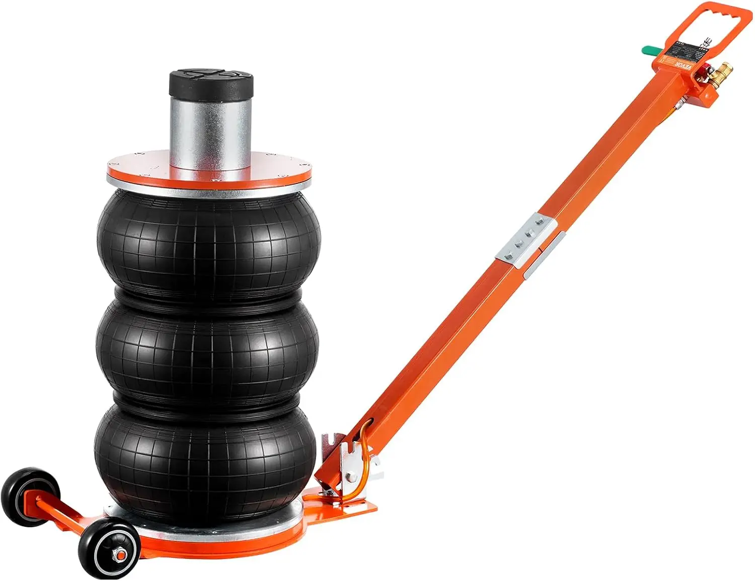 Air Jack, 5 Ton/11000 lbs, 4-10 S Pneumatic Lifting Jack with Heightened Column & Adjustable Handle, Easy-to-Lift & Space-Saving