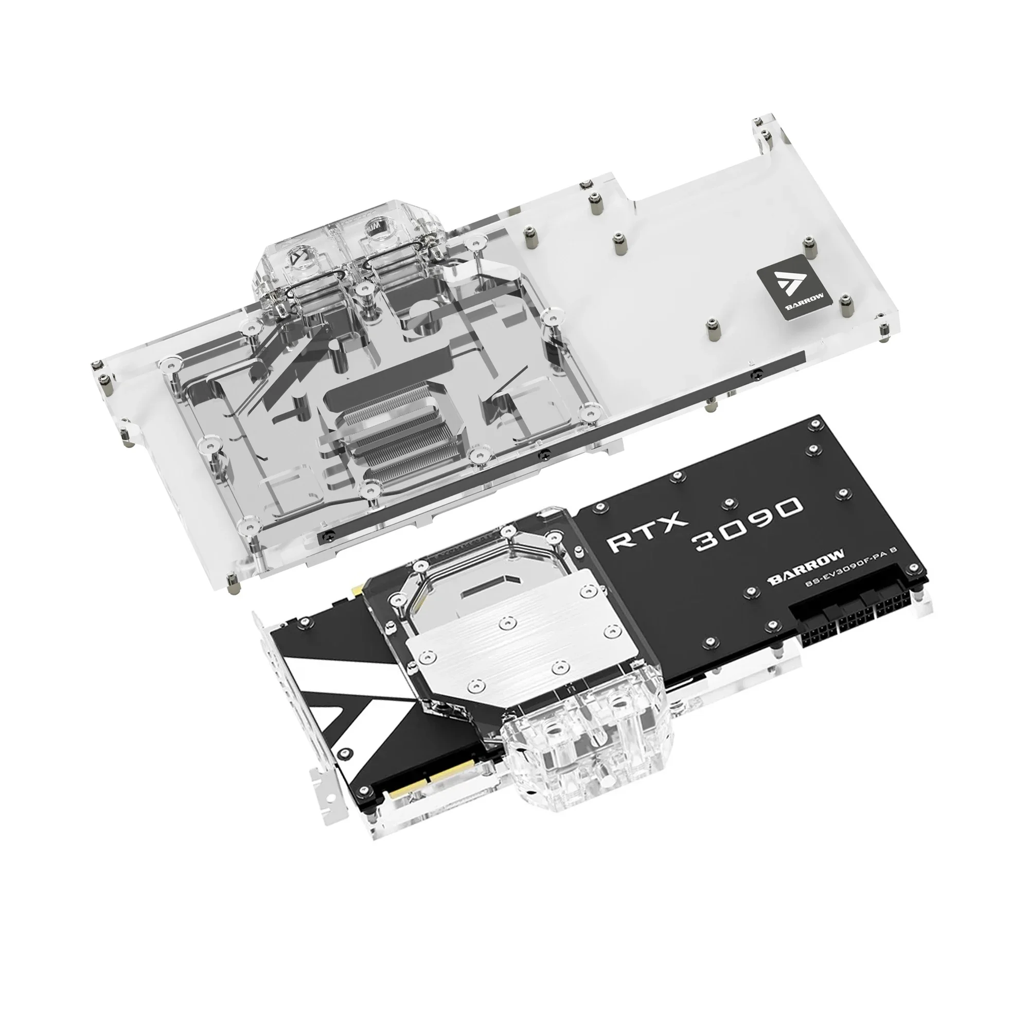 Imagem -01 - Barrow Evga 3090 Ftw3 Placa Gráfica Gpu Bloco de Resfriamento Água para Evga Rtx3090 3080 Ftw3 Ultra 5v Argb 3pin Aura Sync