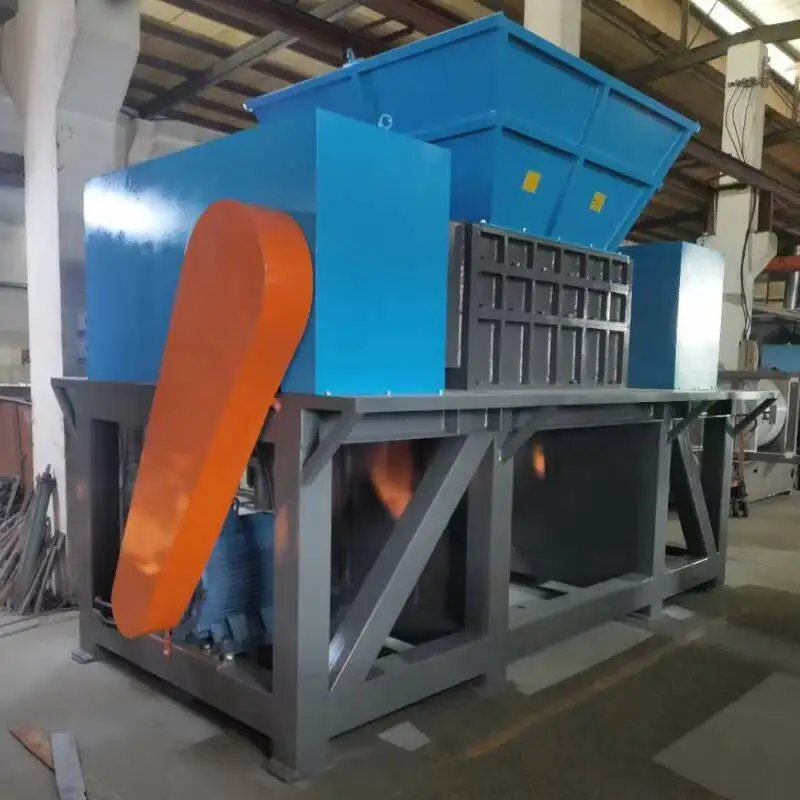 2025 آلة تقطيع العمود المزدوج الخردة المعدنية المنزلية كسارة كتلة الحديد