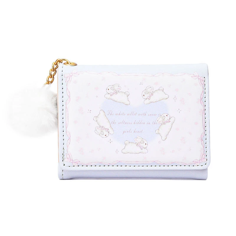 And Versatile Bunny Card Bag Id Bag Cute Short And Multi Slot Wallet Fashionable