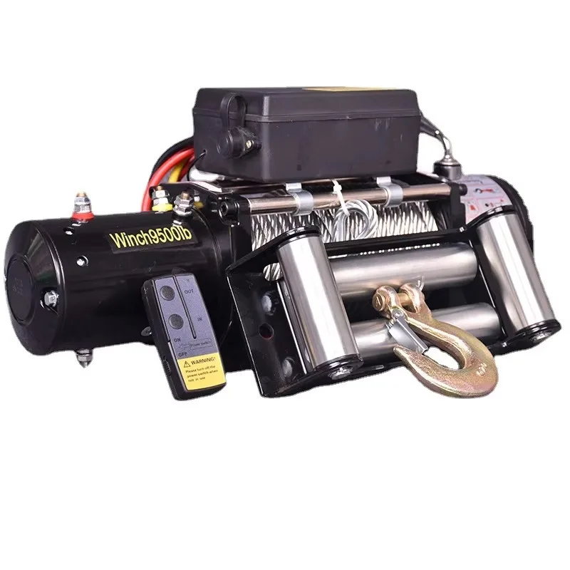 12/24V Wire Rope Electric Winch for 4x4 Off-Road Vehicle Discovery Traction Electric Winch