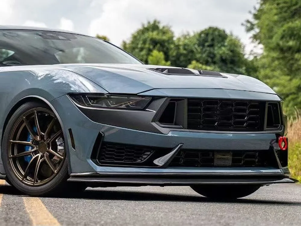 High Quality Car Front Bumper Suitable for 2024 Ford Mustang Dark Horse Replacement Carbon Fiber Front Lipcustom