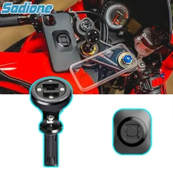 Soporte para teléfono inteligente Ninja400 R1 CBR650R, conexión antivibración para motocicleta, soporte móvil de 12-29,9mm, pegatina adaptadora para teléfono móvil