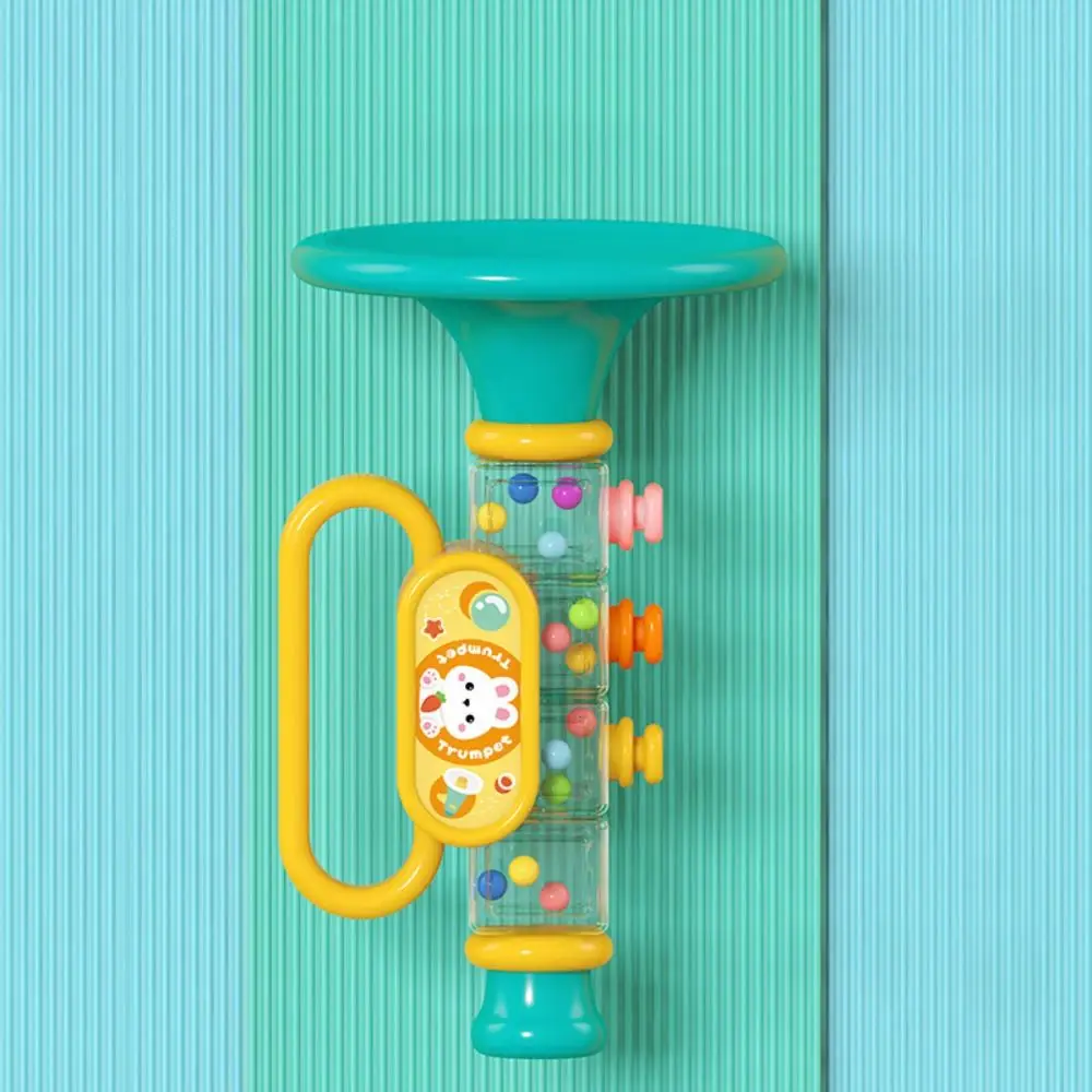 การเรียนรู้ MINI เป่าทรัมเป็ตการ์ตูนกระต่าย Speech Enhancement Horn ของเล่นแขวนเชือกเปลี่ยนเสียงนกหวีดของขวัญ