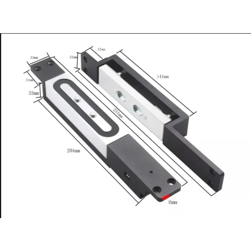 1200 KG Force Waterproof and Explosion-Proof Shear Electric Magnetic Bolt Lock for Heavy Duty Door