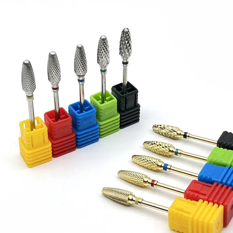 Tungsten Carbide Cuticle Pedicure Nail Drill Bit for Electric Nail Machine Cutting Bit Nail Accessories Exfoliating