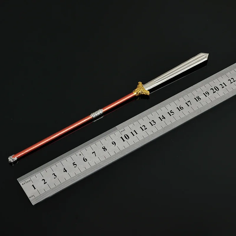 22 سنتيمتر/8.66in الباردة سلاح نموذج المعادن الحرف اليدوية زخرفة سكين كبير لعبة جمع شاشة لسطح المكتب السيف هدايا عيد ميلاد للبنين #3