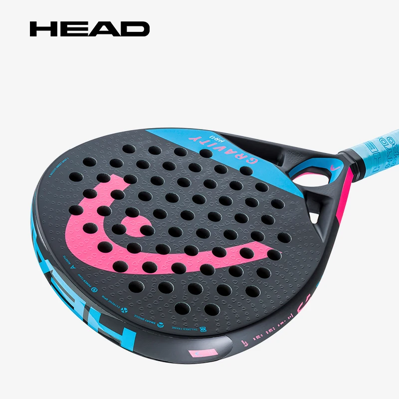 Original HEAD  Full Carbon Beach Tennis Racket Wide Face Comfortable Grip Lightweight Tennis Racket Sports Board Tennis Racquet