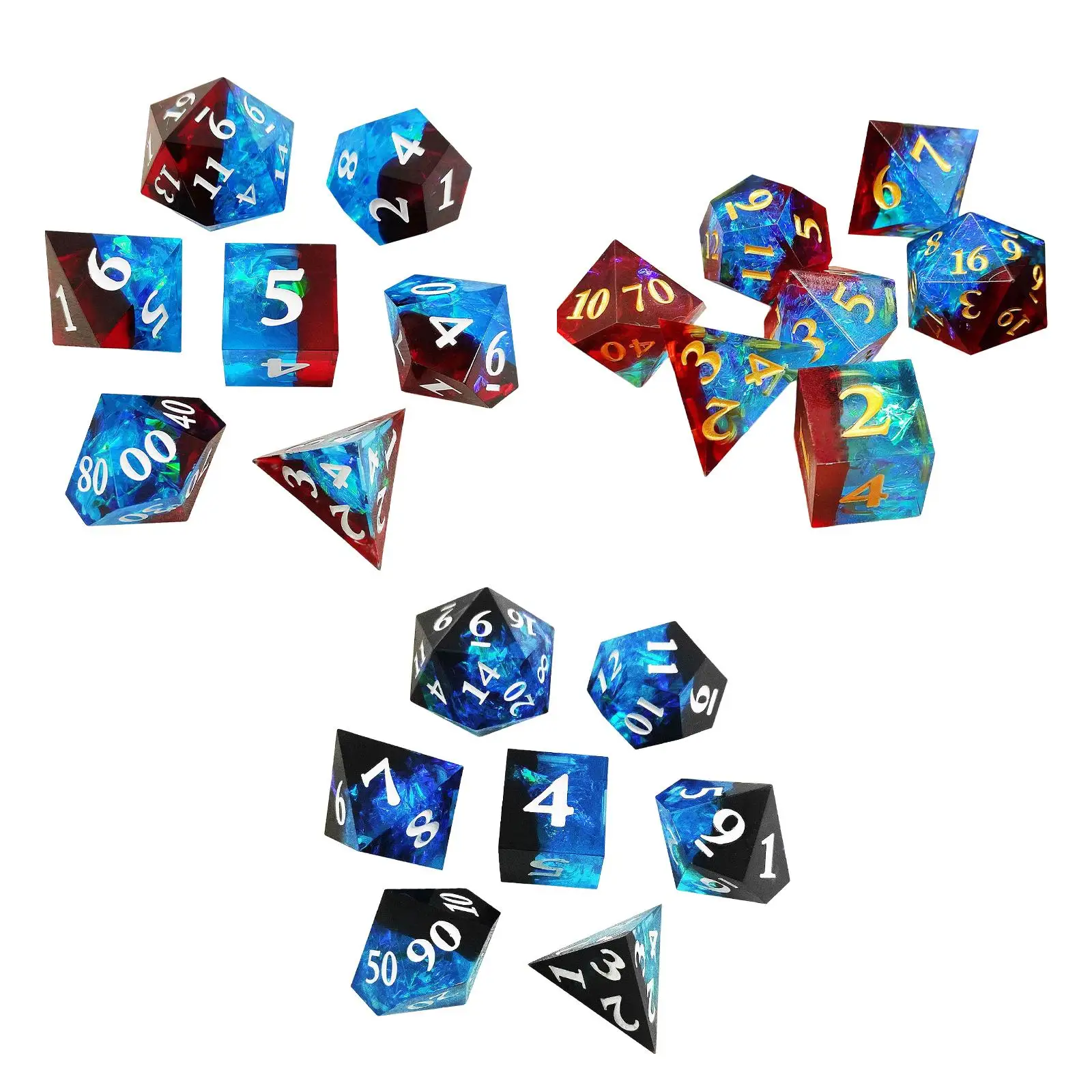 7Pcs Polyhedral Dic… - image