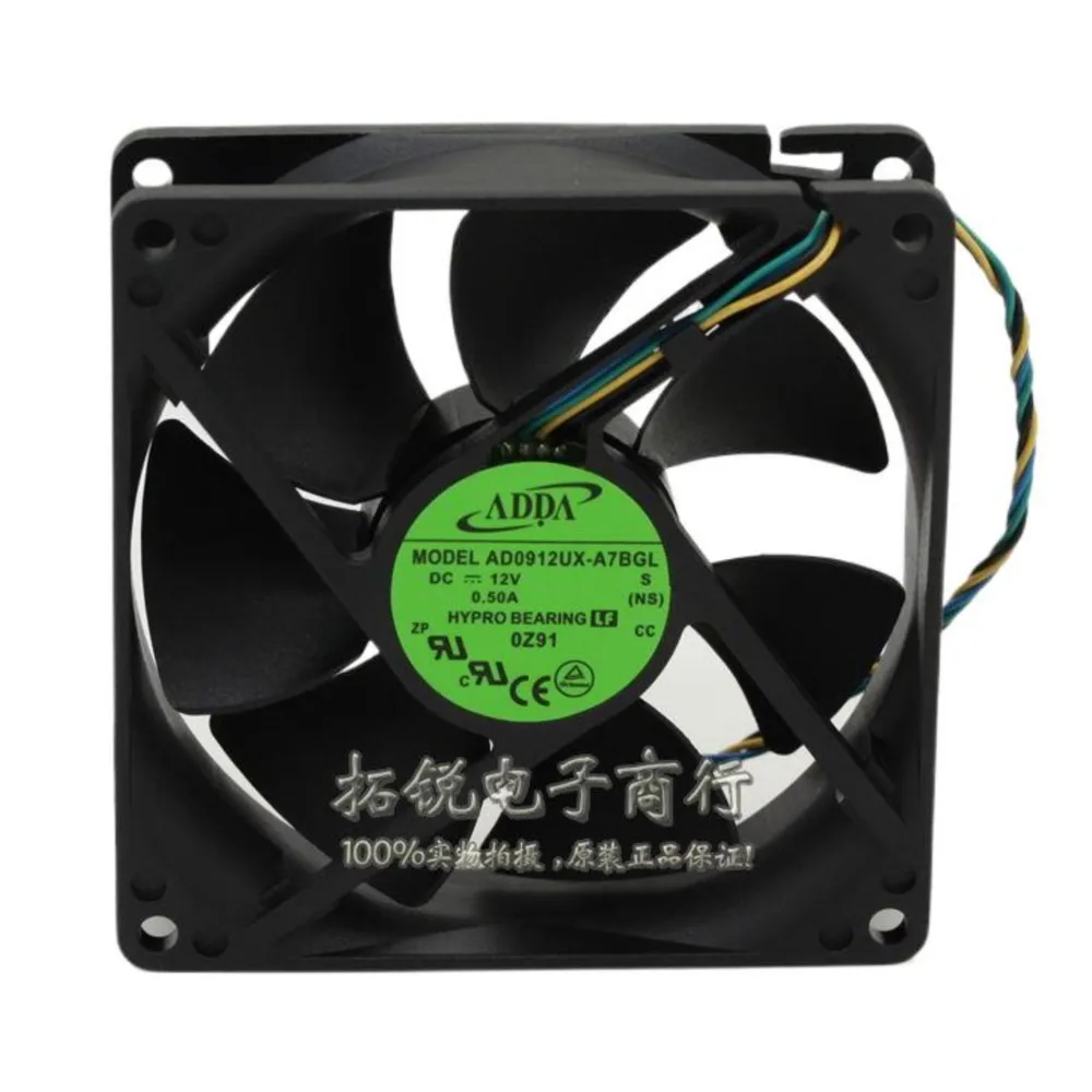 

1 шт. для ADDA AD0912UX-A7BGL 9225 0,5a максимальная скорость воздушного потока вентилятор охлаждения корпуса процессора
